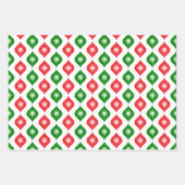 Feuille De Papier Cadeau Retro Mid Century Christmas Starburst Holiday (Devant 2)