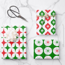 Retro Mid Century Christmas Starburst Holiday