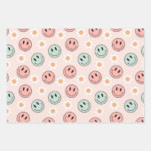 Feuille De Papier Cadeau Rétro Mignon Groovy (Devant 2)