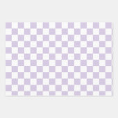 Feuille De Papier Cadeau Retro Pastel Checkered Pattern (Devant 2)