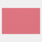 Feuille De Papier Cadeau Retro Solid Block Design/Set 1 (Devant 3)