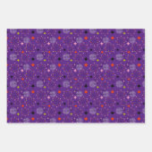 Feuille De Papier Cadeau Rétro Starburst atomique (Devant 2)