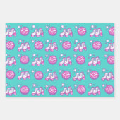 Feuille De Papier Cadeau Rétro super rouleau disco (Devant 3)