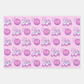 Feuille De Papier Cadeau Rétro super rouleau disco (Devant)