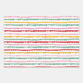 Feuille De Papier Cadeau Rêve de Fraise Floral (Devant 3)