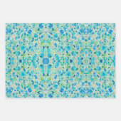 Feuille De Papier Cadeau Rêve Vert (Devant)