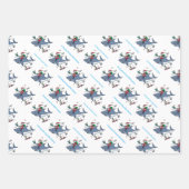 Feuille De Papier Cadeau Rêver D'Un Grand Noël Blanc (Devant 2)