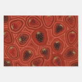 Feuille De Papier Cadeau Rêves de Fraise (Devant 3)