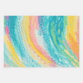 Feuille De Papier Cadeau Rêves de piscine à marée tropicale (Devant 3)