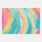 Feuille De Papier Cadeau Rêves de piscine à marée tropicale (Devant 2)