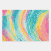 Feuille De Papier Cadeau Rêves de piscine à marée tropicale (Devant)