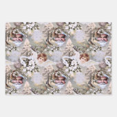 Feuille De Papier Cadeau Rêves de vacances vintages (Devant 3)