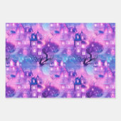 Feuille De Papier Cadeau Rêves Pastel Halloween (Devant 3)