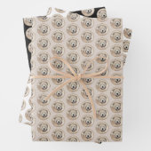 Feuille De Papier Cadeau Revêtu doux Roue Peinture Terrier Art original (En situation)