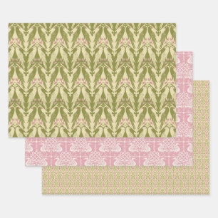 Feuille De Papier Cadeau Revival gothique Pastel