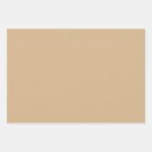 Feuille De Papier Cadeau Rhino éléphant Lion Brown bébé (Devant 3)