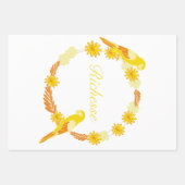 FEUILLE DE PAPIER CADEAU RICHE (Devant 2)