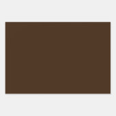 Feuille De Papier Cadeau Riche Brown (Devant 3)