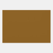 Feuille De Papier Cadeau Riche Brown (Devant 3)