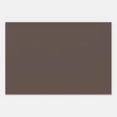 Feuille De Papier Cadeau Riche Espresso (Devant 3)