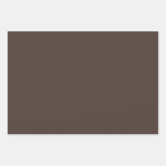 Feuille De Papier Cadeau Riche Espresso (Devant)