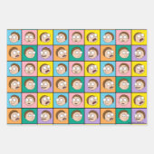 Feuille De Papier Cadeau RICK ET MORTY™ | Morty's Moods (Devant 2)