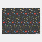 Feuille De Papier Cadeau RICK ET MORTY™ | Motif spatial (Devant)