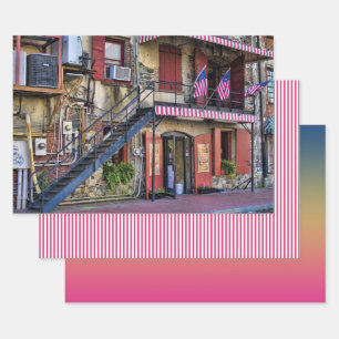 Feuille De Papier Cadeau River Street, Savannah Georgia Travel Photography