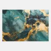 Feuille De Papier Cadeau Rivière d'obsidienne (Devant 2)