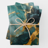Feuille De Papier Cadeau Rivière d'obsidienne (En situation)