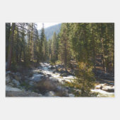 Feuille De Papier Cadeau Rivière Kaweah dans le parc national de Sequoia (Devant)