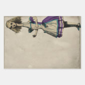 Feuille De Papier Cadeau Robe violette haute Alice au pays des merveilles (Devant 3)