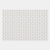 Feuille De Papier Cadeau Robes de mariée anneau de diamant douche de mariag (Devant)