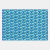 Feuille De Papier Cadeau Robin de Noël (Devant 3)