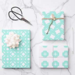 Feuille De Papier Cadeau Robin Motif bleu oeuf