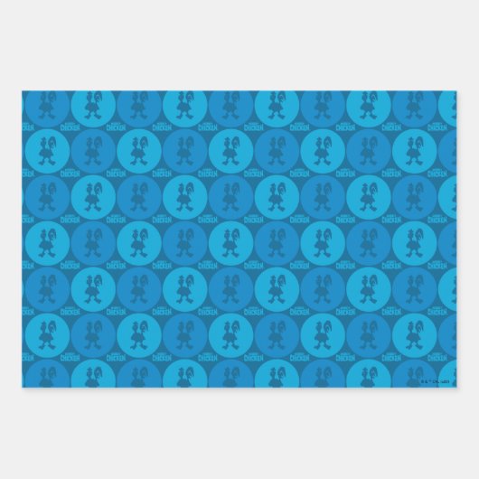 Feuille De Papier Cadeau Robot Chicken Circle Pattern (Devant 3)
