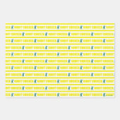 Feuille De Papier Cadeau Robot Chicken Stripe Pattern (Devant)