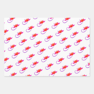 Feuille De Papier Cadeau Rock Yoga Queen Lotus