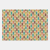 Feuille De Papier Cadeau Rocks rétro de l'âge atomique et Starburbs médians (Devant 2)