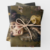 Feuille De Papier Cadeau Rococo Buzz Bee themes Heavy Weight Decoupage (En situation)