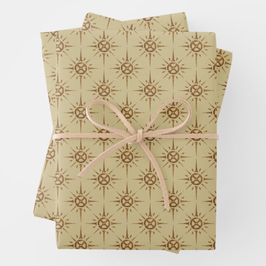 Feuille De Papier Cadeau Rohan Crest (En situation)