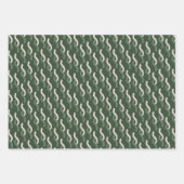 Feuille De Papier Cadeau ROI celtique vert brun beige brun (Devant 2)