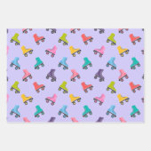 Feuille De Papier Cadeau Roller Skates Skate Design (Devant 3)