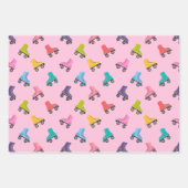 Feuille De Papier Cadeau Roller Skates Skate Design (Devant 2)