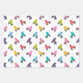 Feuille De Papier Cadeau Roller Skates Skate Design (Devant)