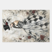Feuille De Papier Cadeau Romance Harlequin  (Devant)
