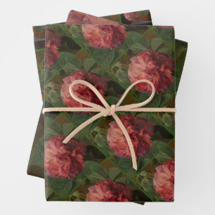 Feuille De Papier Cadeau Romantic Old English Roses