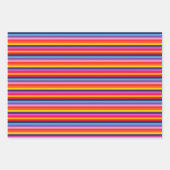 Feuille De Papier Cadeau Romantique coloré (Devant 2)