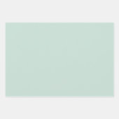 Feuille De Papier Cadeau Romantique vert Love mots ensemble 3 (Devant 3)