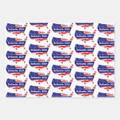 Feuille De Papier Cadeau Ron DeSantis 2024 USA (Devant 2)